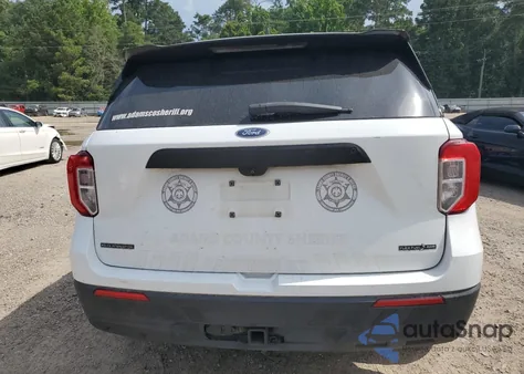 2021 Ford Explorer Police Interceptor from USA, damaged, VIN 1FM5K8AB4MGA07654